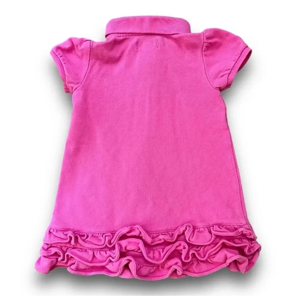 Ralph Lauren | Ruffled Polo Dress (6 mos) 🩷